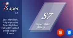 Super 7 - jquery响应图像滑块焦点图插件