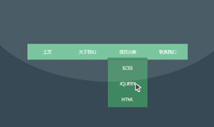 纯CSS3下划线跟随效果下拉菜单导航条