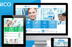 Clinico - 响应式医疗行业网站html模板 医疗手机模板