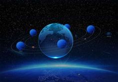 css3宇宙星球旋转动画特效