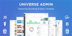 Universe|强大的Bootstrap4后台响应式模板