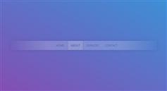 JS+CSS透明渐变导航栏特效